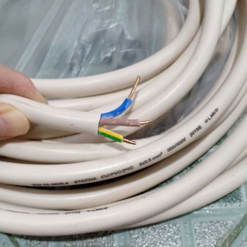 kabel potongan NYM 3X2.5 3X2,5 ETERNA