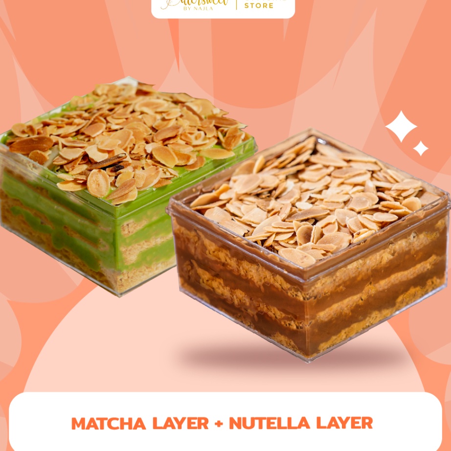 

Stock Banyak Bittersweet by Najla - Bundle Matcha & Choco Hazelnut Layer Dijual Murah
