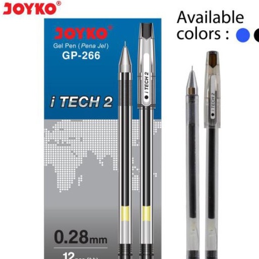 

Stock Banyak PEN PULPEN Hi TECH JOYKO 0.28mm GP 266 / HITECH JOYKO [LUSIN -12 PCS]