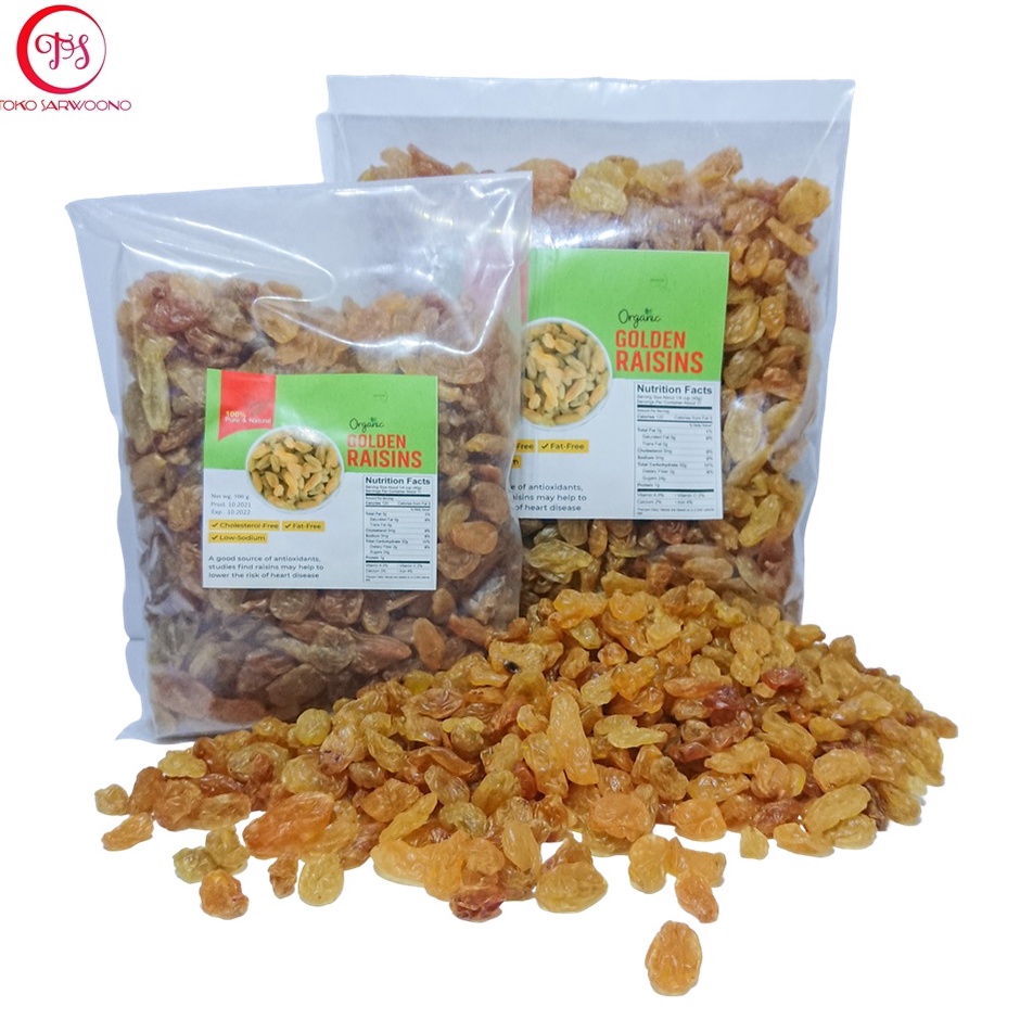 

Stock Banyak Kismis Golden Raisin 1 kg - Raisins Asam Manis Kirim Langsung