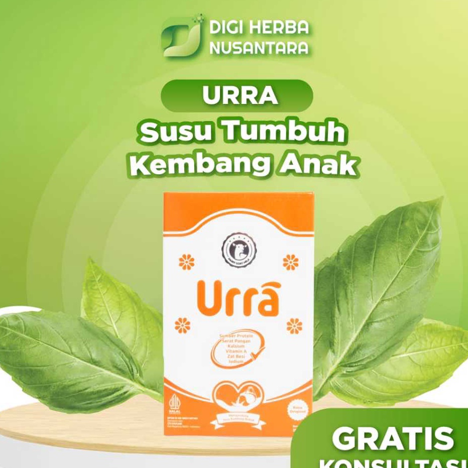 

[KODE 87WY7] URRA Susu Kambing Saneen Untuk Penambah Berat Badan & Tinggi Badan Anak - 1 Box