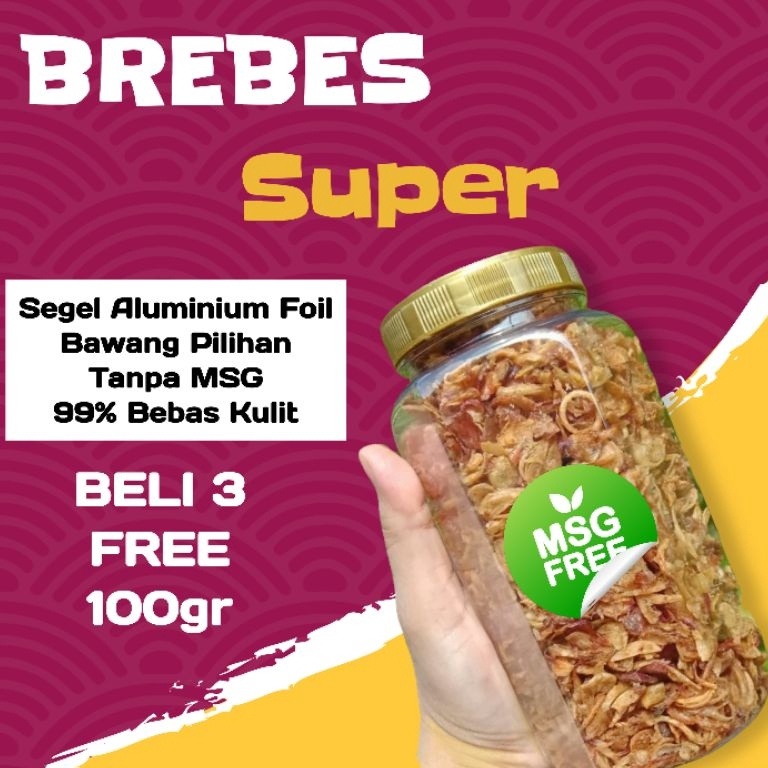 

[✾L24➤] ( BELI 3 100gr ) Bawang Goreng Asli Brebes Super | Bawang Merah Goreng Renyah [52]