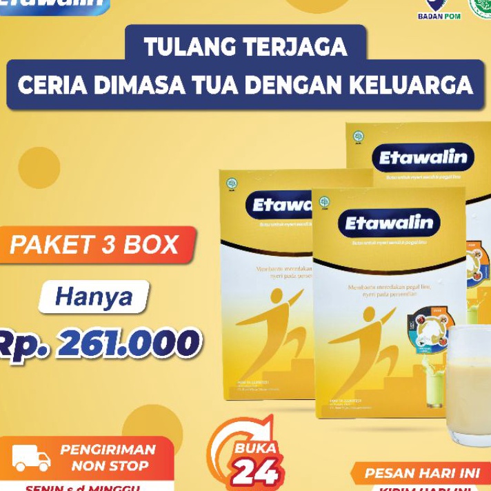 

Best Seller Etawalin Susu Sendi dan Asam Urat Official Paket 3 Box Terbaru