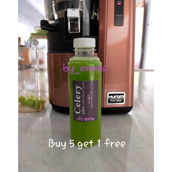 

Diju@l Mur4h Celery stick cold pressed juice jus seledri 250ml (100% pure) [58]