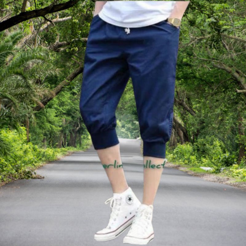 Celana Sirwal Sontog Pria Dewasa Original Jogger Selutut Pria