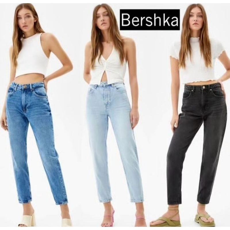 Bershka high waist mom fit jeans