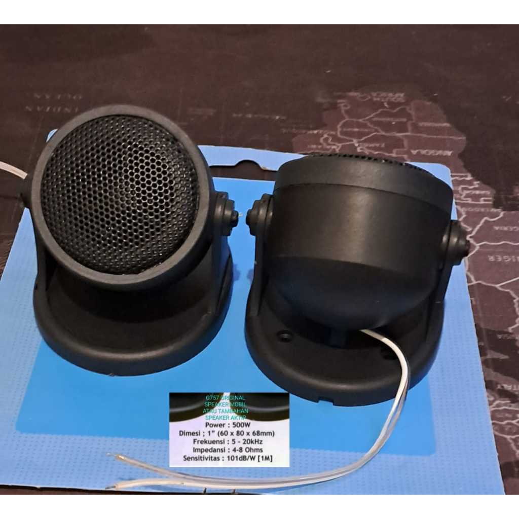 G757 ORI 100% SPEAKER MOBIL CAR TWEETER TAMBAHAN PIEZO SPIKER SPEKER TWEETER TWITER PIEZOO PASIF SPK
