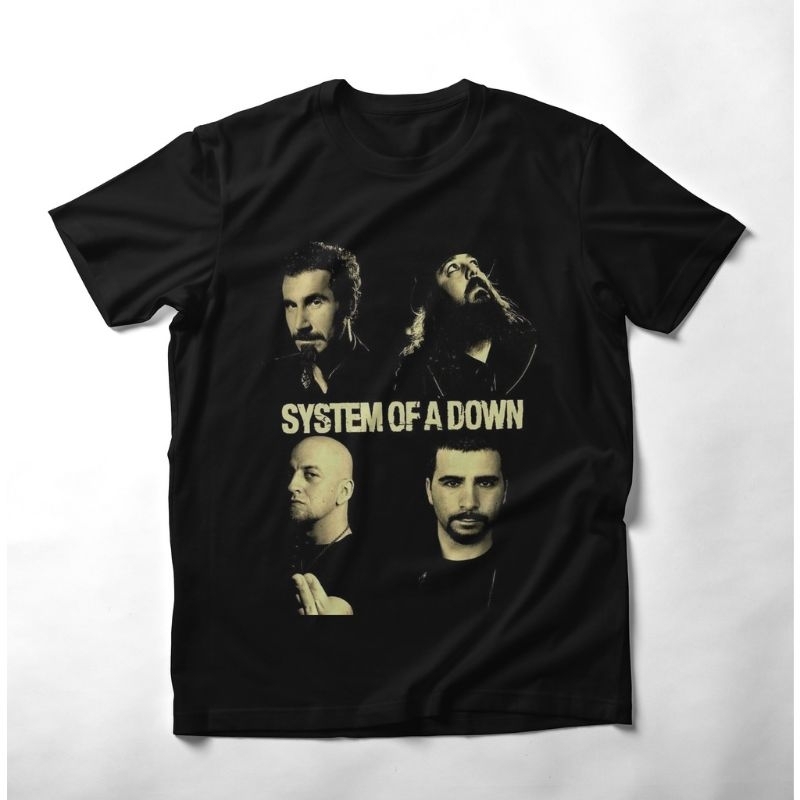 Kaos Distro Pria SYSTEM OF A DOWN Original Distro Kaos Band Kaos Musik Kaos Metal