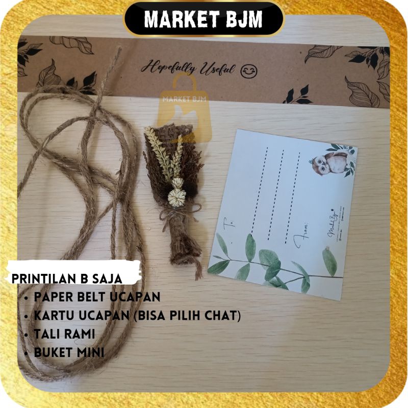 

ISIAN HAMPERS / PRINTILAN HAMPERS PERLENGKAPAN HAMPESRS (TANPA KARDUS) - MBJM