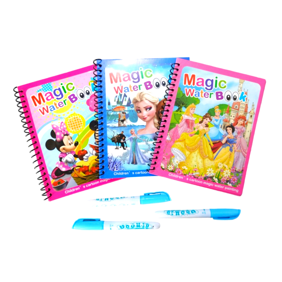

Magic Water Book / Buku Mewarnai / Buku Mewarnai Water Doodle