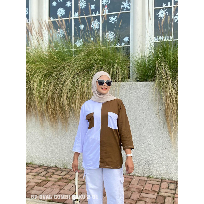 kaos oversize wanita / kaos polos / kaos oversize aldira / kaos oversize wanita 7/8 / atasan wanita 