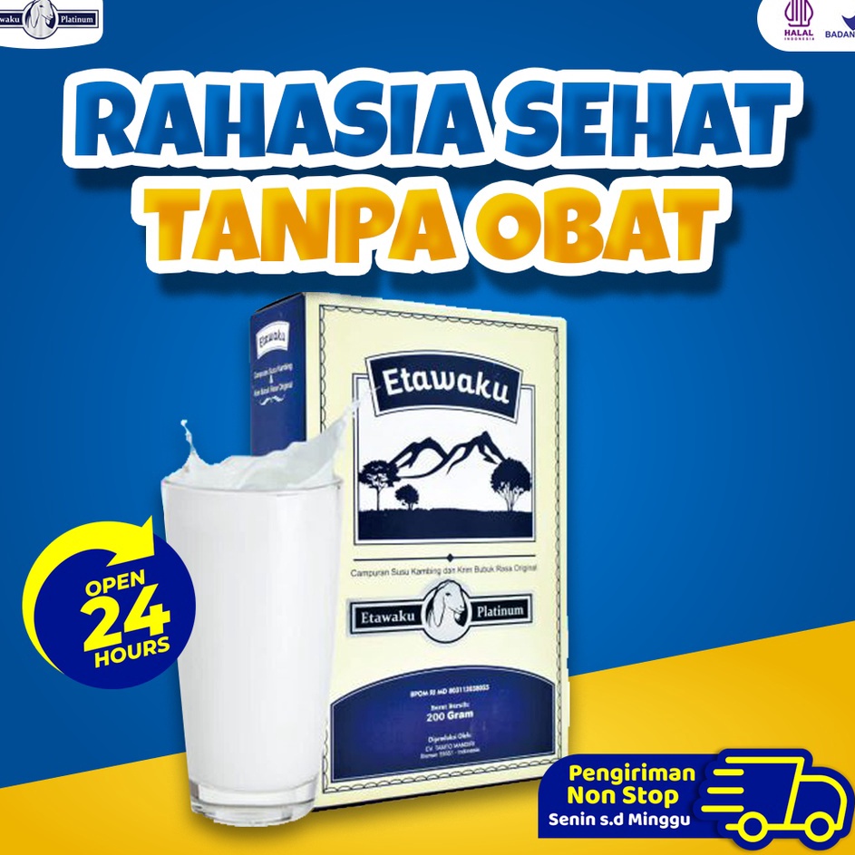 

✰Ready Stok Etawaku - Susu Kambing Etawa Murni & Krimer Bubuk K38