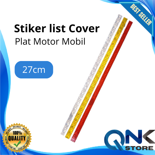 Stiker Reflektor Cover Plat Nomor Motor/Mobil Plat Nomor mata Kucing