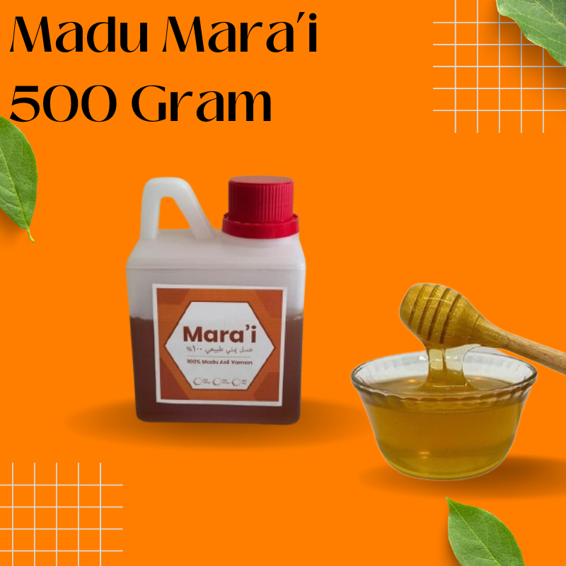 

Madu Yaman Marai 500 Gram Mara'i Asli Yemen 100% Maroi / Paling Murah Bukan Sidr Sumroh / Honey Arab