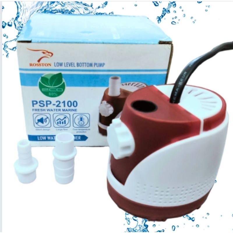 Pompa aquarium kolam Hidroponik ROSSTON PSP 2100 Submersible Pump