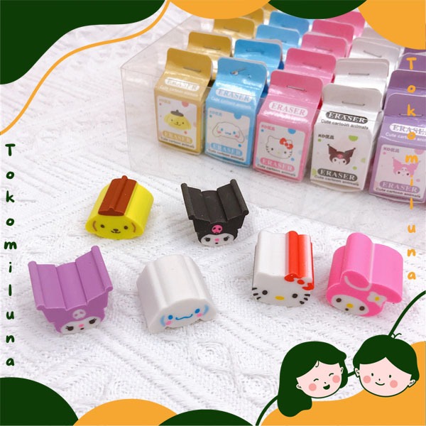 

Penghapus 3D karakter lucu kuromi melody cute kawai HB1532