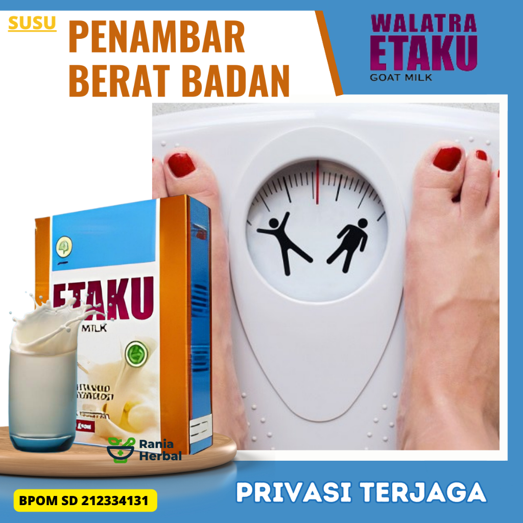 

Susu Penambah Berat Badan Anak, Susu Penggemuk Badan, Susu Penambah Nafsu Makan, Susu Multivitamin Anak, Susu Penguat Tulang, Susu Penambah Daya Ingat Anak, Suplemen Vitamin High Calsium - Walatra Susu Etaku Goat Milk