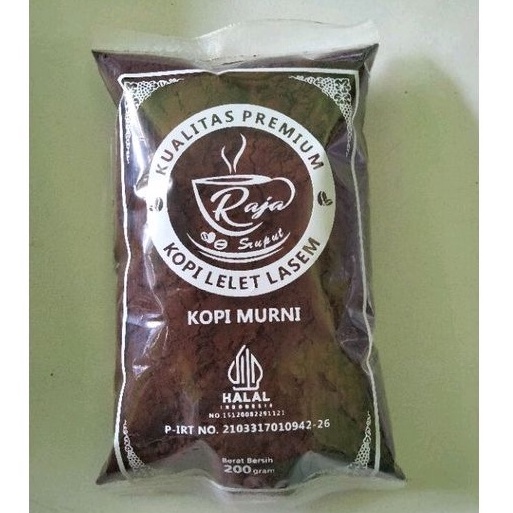

[KODE I0JOI] KOPI LELET LASEM RAJA SRUPUT 200GR KOPI HALUS KOPI LASEM KOPI LASEM REMBANG KOPI