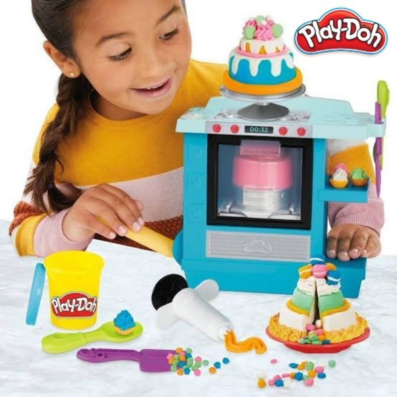 PLAY-DOH RISING CAKE OVEN Mainan Playdoh Membuat Cake Oven ori Hasbro