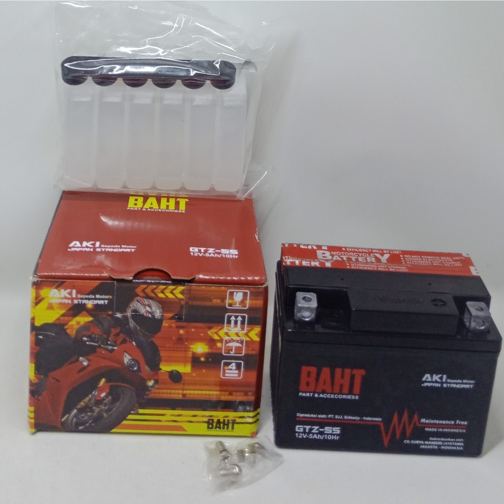 AKI KERING SEMI KERING GTZ5S 12V-5Ah/10Hr BAHT