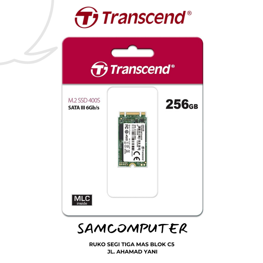 Transcend 256GB M.2 2242 PCIe NVMe Gen 3x4 SSD