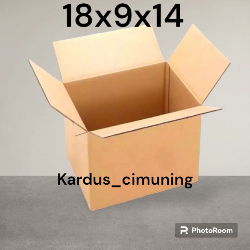 

kardus box packing 18x9x14