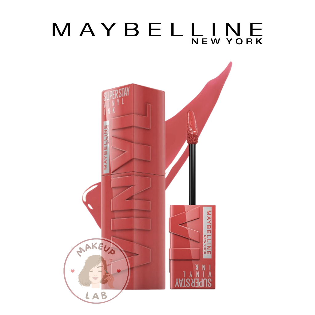 MAYBELLINE Superstay Vinyl Ink Lip Cream Matte Shiny Glossy Liquid Lipstik Waterproof 4.2ml BPOM