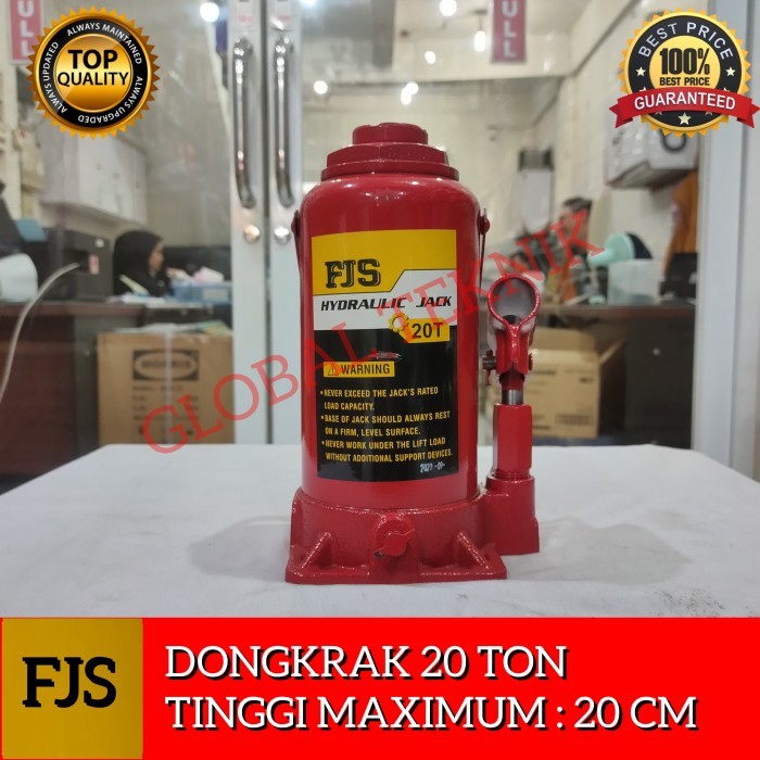 DONGKRAK BOTOL 20 TON JACK RRT 20TON Dongkrak Botol 20 ton Max Height 20 cm Dongkrak Botol 20 Ton Do