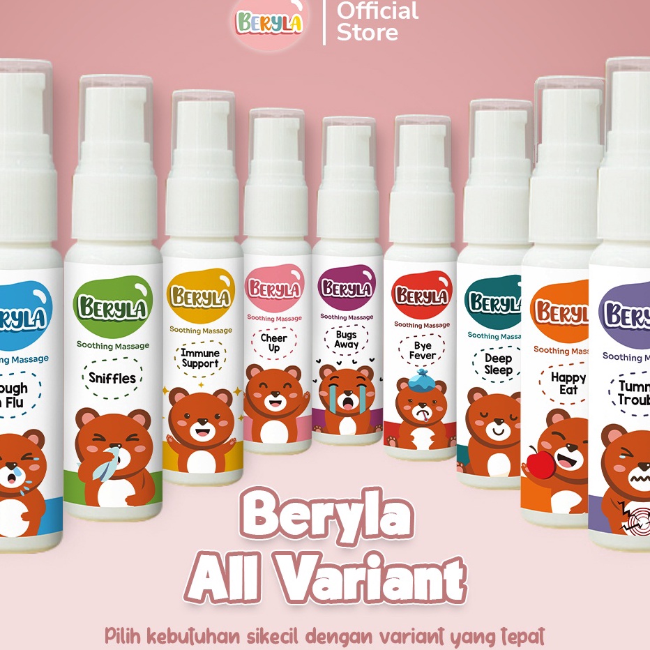 [KODE 6BWSL] BERYLA Baby Minyak Telon Bayi Soothing Massage