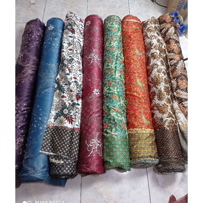modelTipe LGT850 kain bahan meteran batik silk semi sutra 1 meter