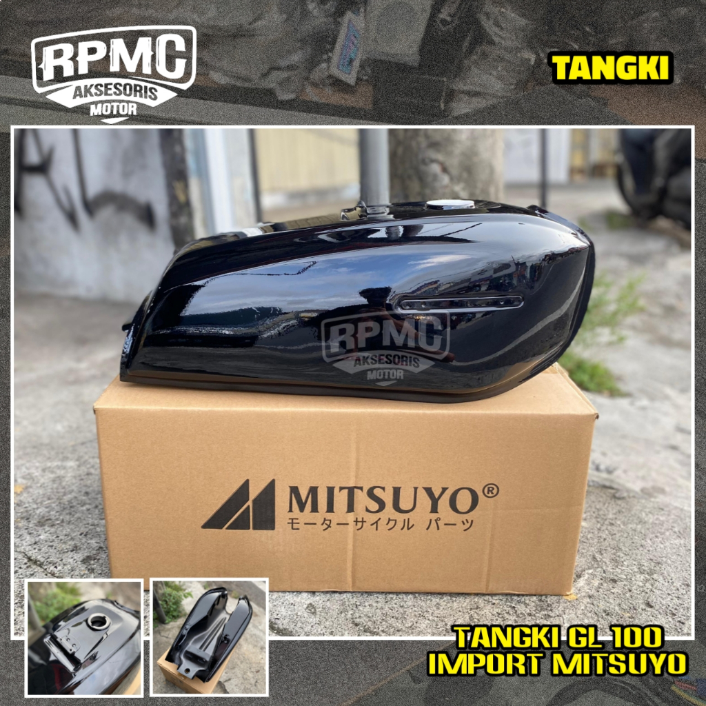 TANGKI GL 100 IMPORT MITSUYO PRES DETAIL ORI WARNA HITAM TENGKI GL100 PRES PABRIK DETAIL ORIGINAL TA