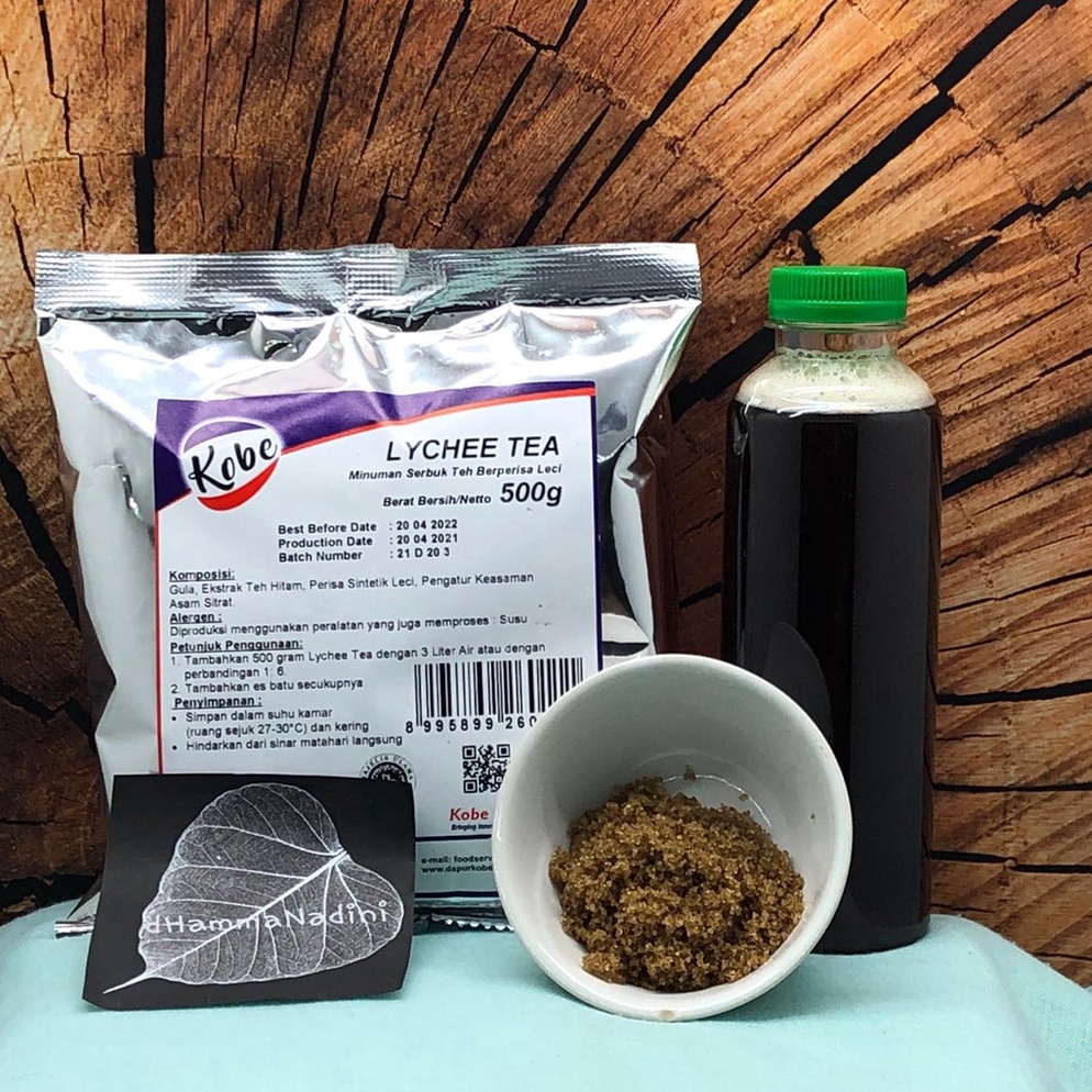 

[☀H22➤] Lychee Tea kobe 1/2 kg 500 gr / powder serbuk bubuk minuman teh leci [162]