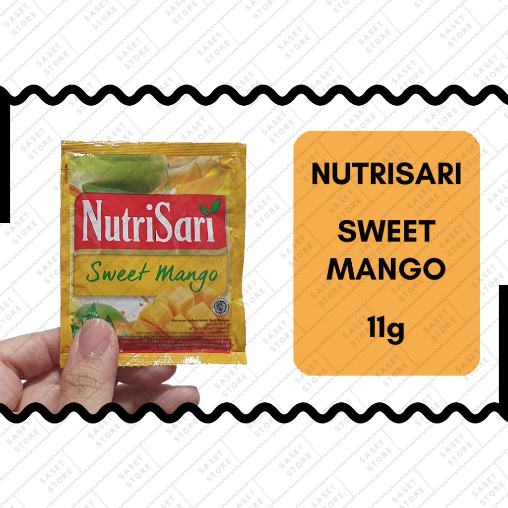 

Nutrisari Sweet Mango 11g Sachet Minuman Serbuk Instan Mangga