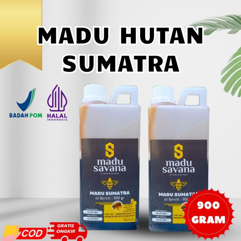 

Madu Sumatra Hutan Asli 900 gram Madu Savana