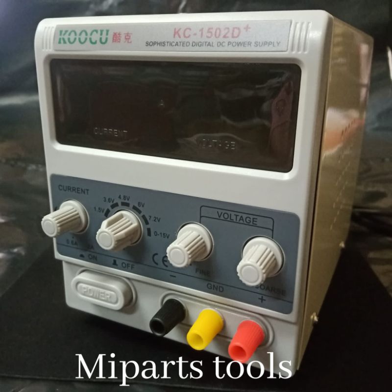 DC POWER SUPPLY 2 AMPERE DIGITAL 1502D+ KOOCU ORIGINAL+RF+BUZZER
