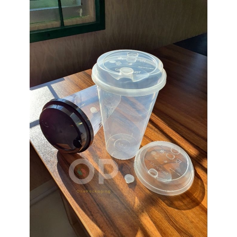 Pp Cup Injection 500ml/Gelas Plastik Boba/Cheese Tea/ PP cup 16oz/Gelas Plastik 16oz