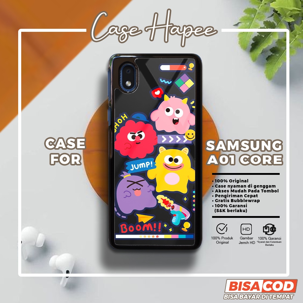Case Samsung A01 Core Casing Samsung A01 Core [BTRI] Casehapee Case Glossy Case Aesthetic Custom Cas
