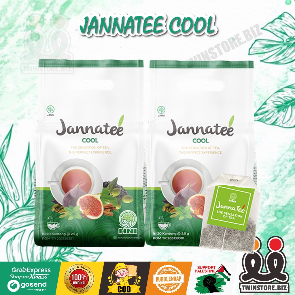 

JANNATEA COOL | JANNATEA HNI-HPAI | Teh Herbal Sehat Mengatasi Flu | Mengatasi Batuk | ORIGINAL BPOM