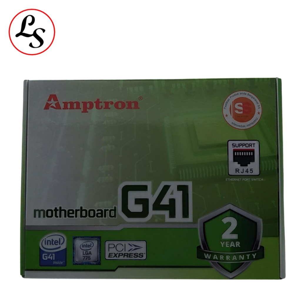AMPTRON MOTHERBOARD Intel G41 ( LGA775, Intel G41, DDR3 )