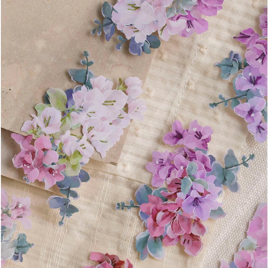 

Loi Design Bougainvillea Flower PET Tape Sticker // Dimino
