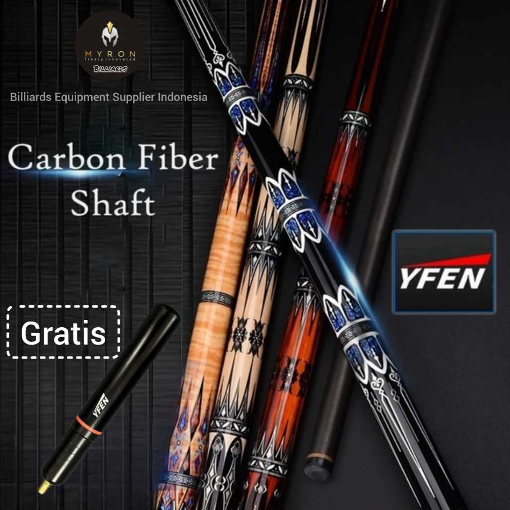 Stick Billiard Carbon YFEN M1 M2 M3 M4 Series