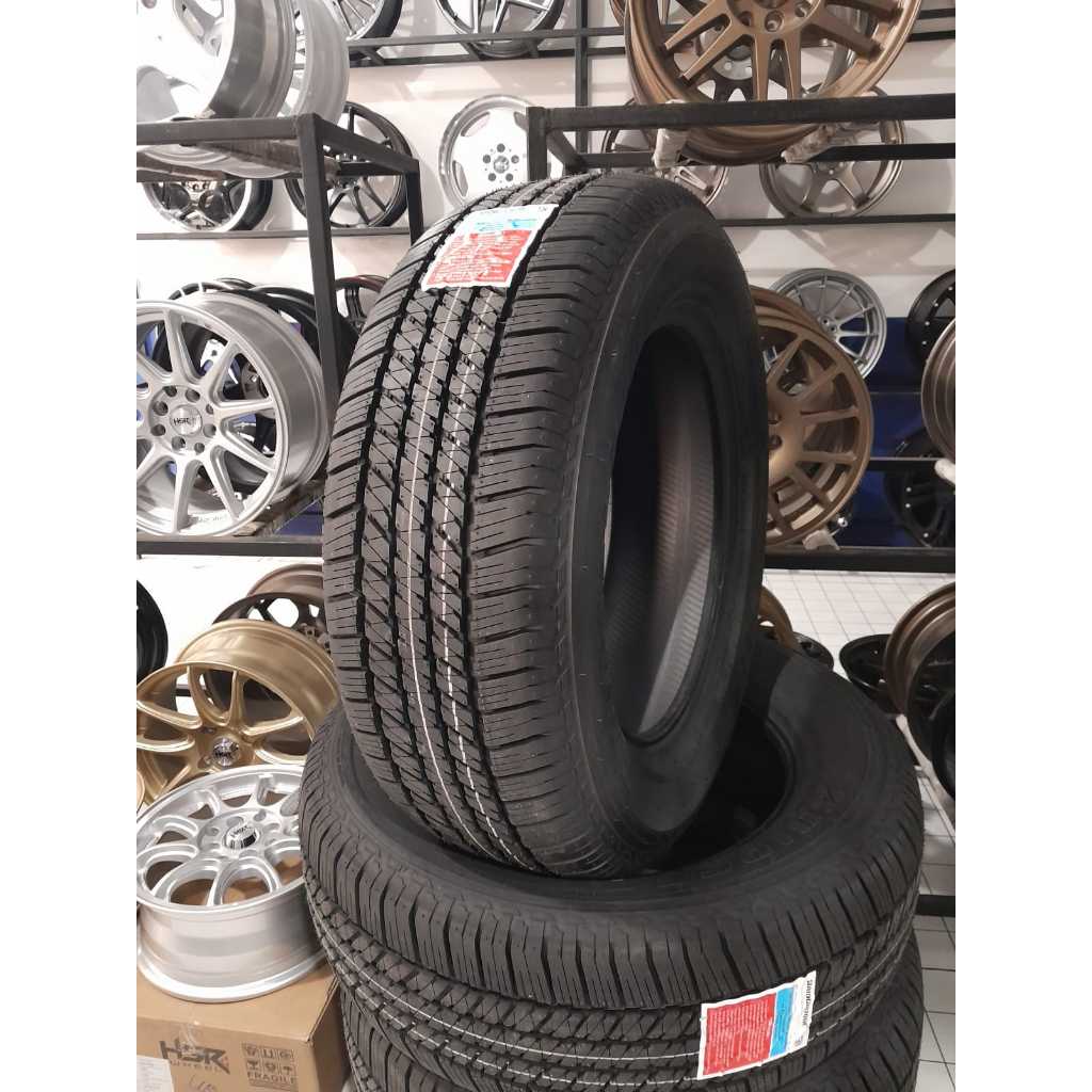 BAN MOBIL FORTUNER HILUX DOUBLE PAJERO RING 18 BRIDGESTONE DUELER AT 697 265 60 R18 A/T