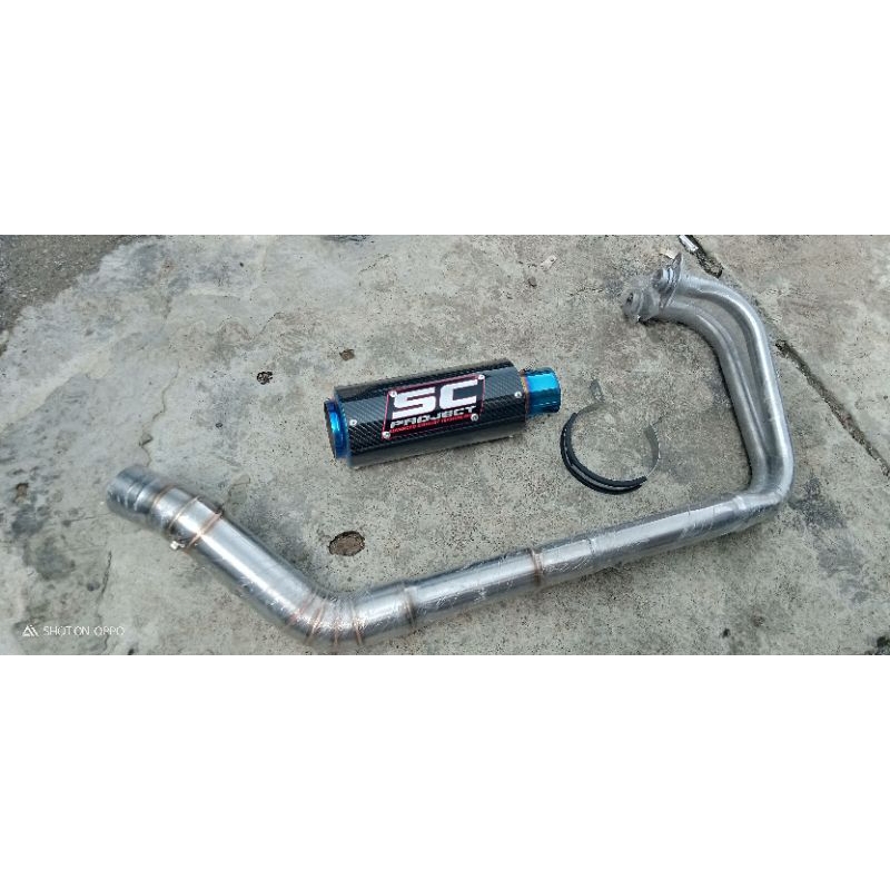 Knalpot Racing Ninja 250 karbu Ninja 250 Fi Zx250