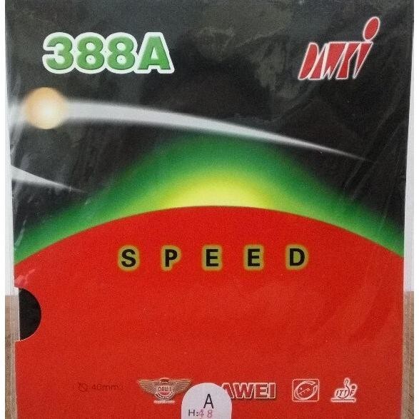 Karet Bet Bat Tenis Meja Pingpong Dawei Speed 388A Original 1,5mm