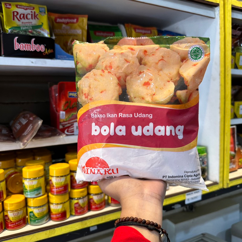 

Minaku bola udang 500g/200g