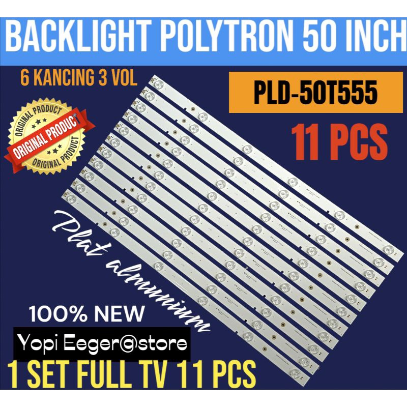 BACKLIGHT TV LCD LED POLYTRON 50 INCH PLD50T555 BACKLIGHT TV POLYTRON 50 INCH