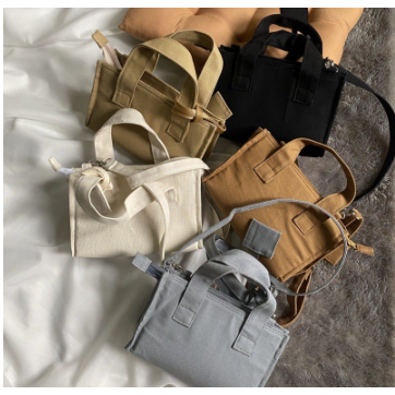 Tas Kanvas Wanita Pria / Sling Bag Kanvas Terlaris