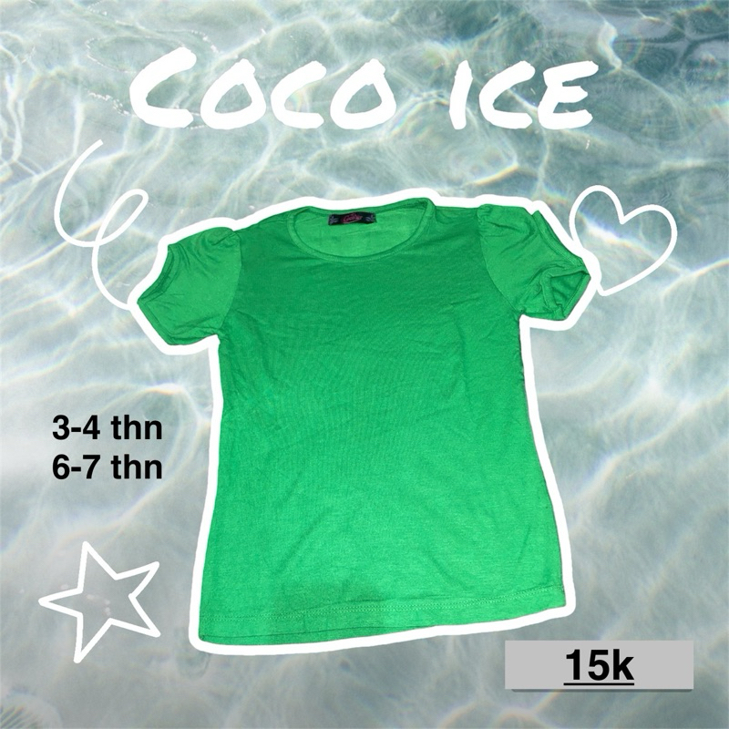 Kaos Anak Polos Coco Ice