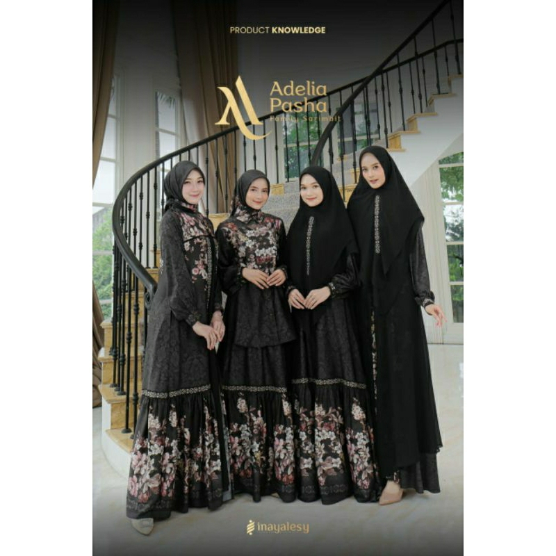 Blossom In Paris Adelia Pasha Family Sarimbit by Inayalesy