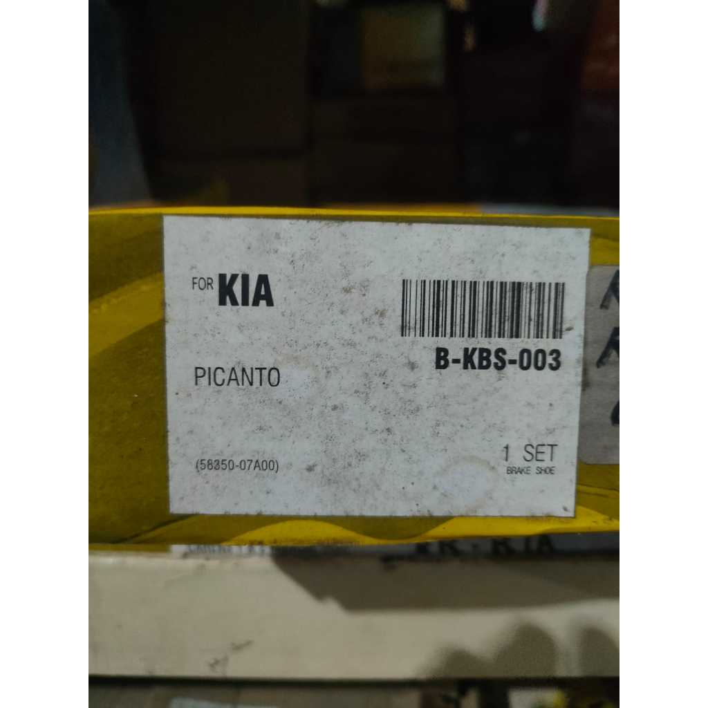 Kampas Rem Kia Picanto